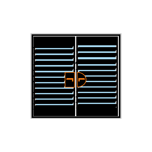 Uși tăiate francez