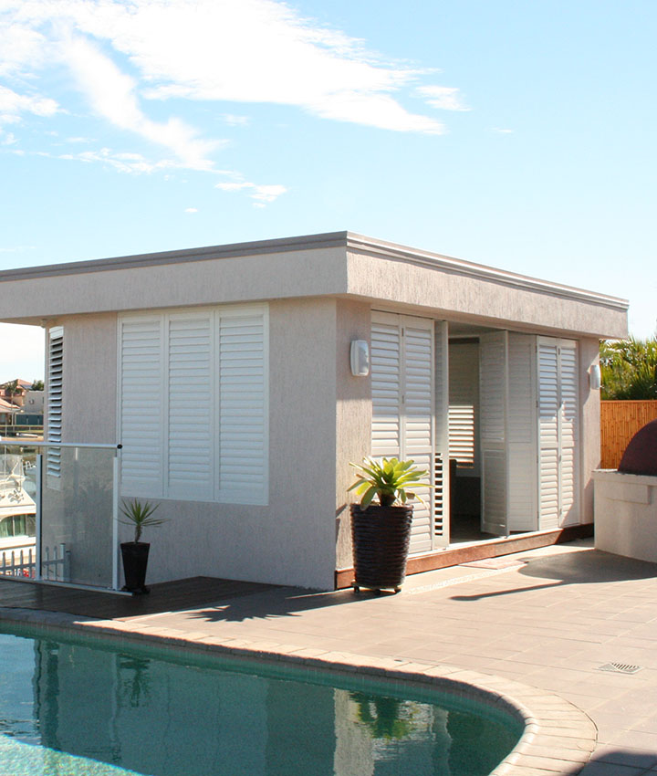 Obloane de exterior pentru casa de vară